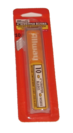 Korvaavat terät leveälle lasiromuttimelle