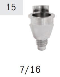 Rps Adapter No.15 Qcc  7/16" - 14 UNC