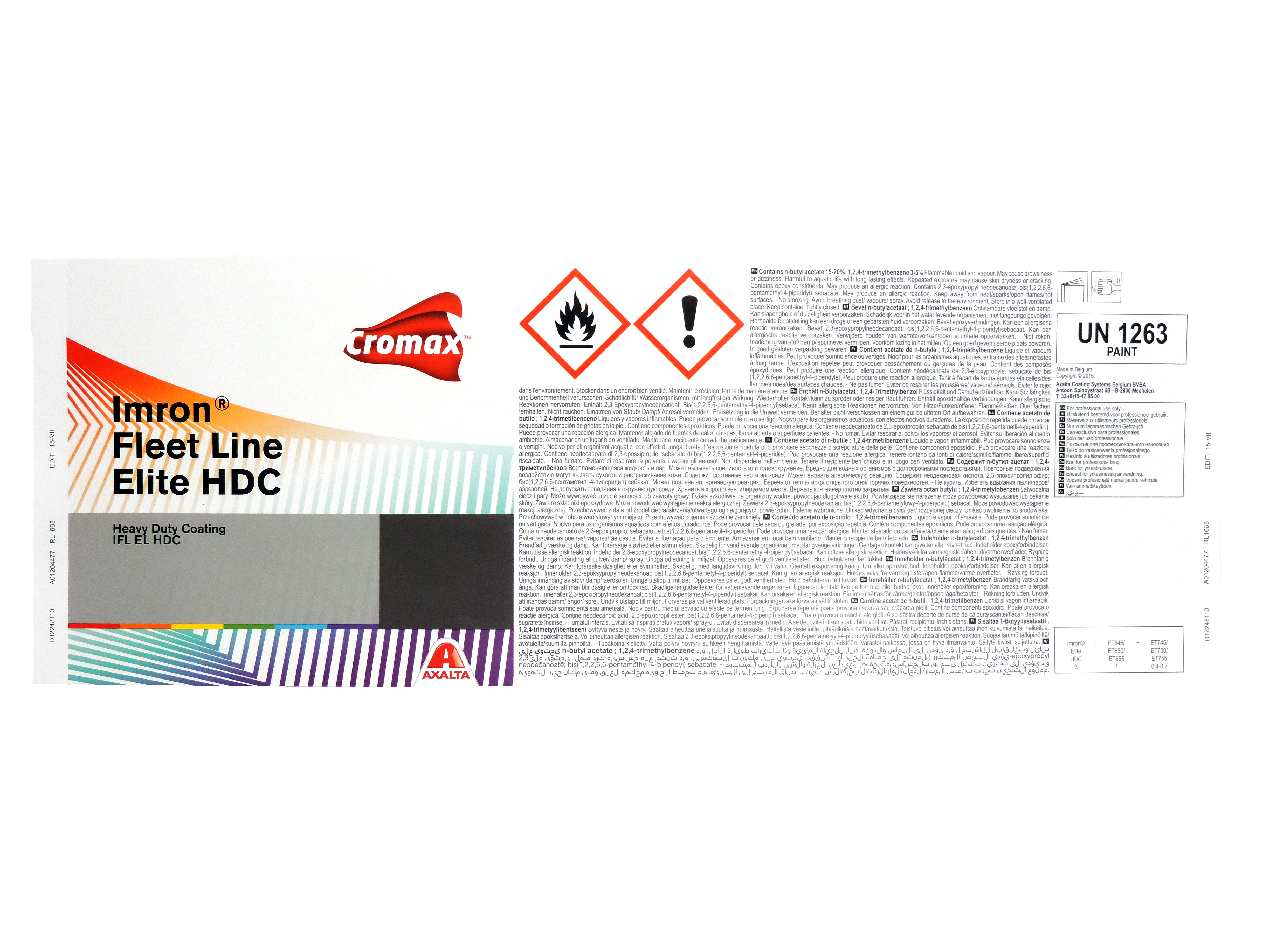 Imron El Hfc Etiketti