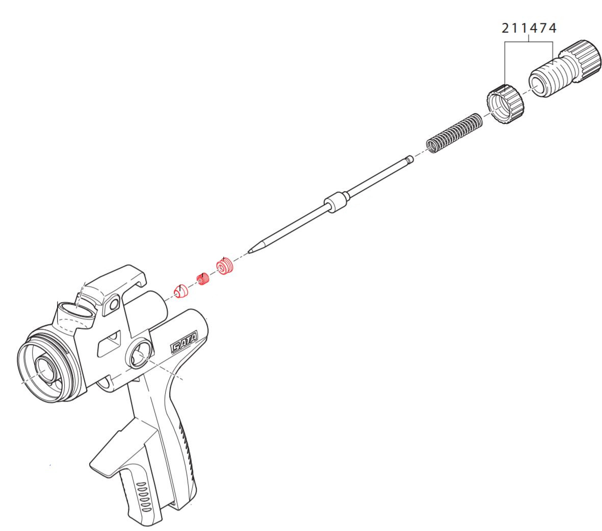 Materiaalivirran säätövastus 211474